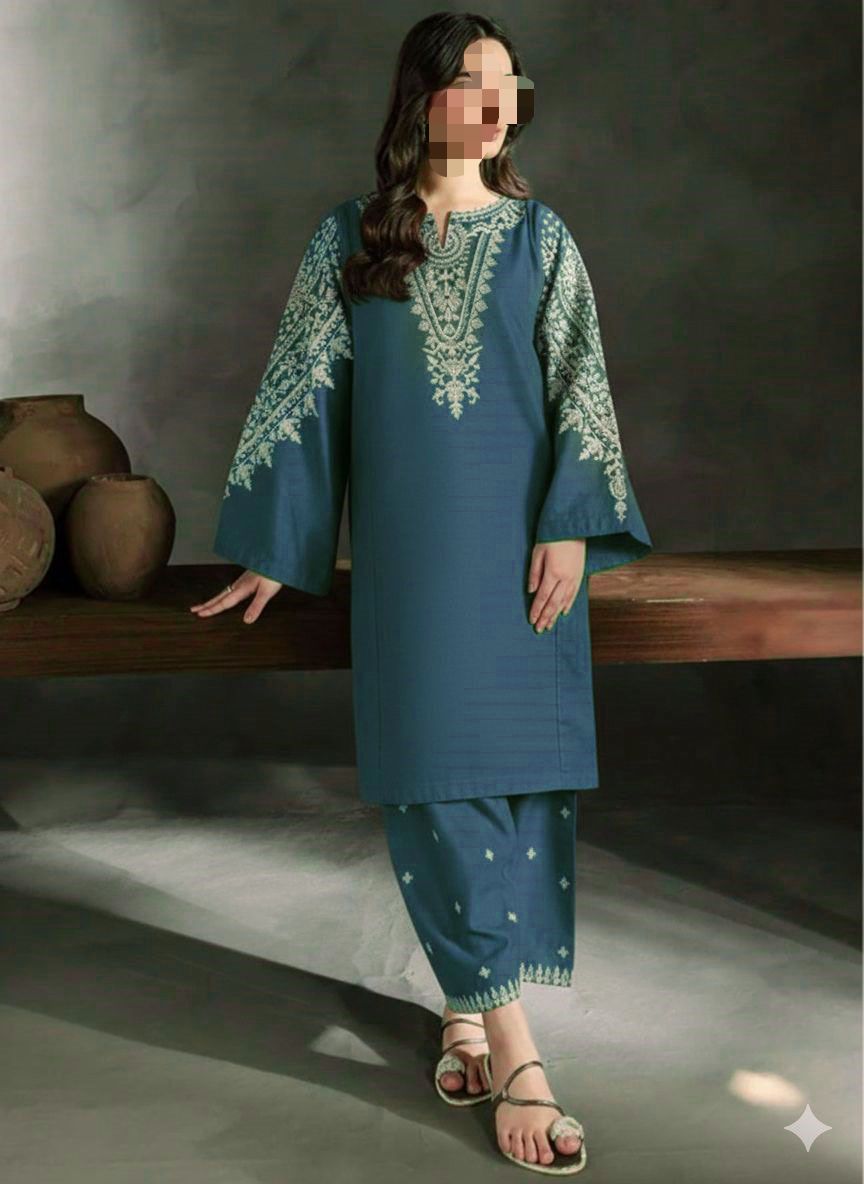 Batik: Pure Lawn 2PC Embroidered Collection – Airjet 90/70 Quality
