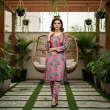 Baroque 2 Piece Allover Cotton Karandi – Printed Shirt & Trouser
