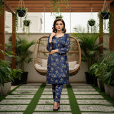 Baroque 2 Piece Allover Cotton Karandi – Printed Shirt & Trouser