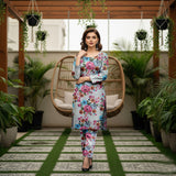 Baroque 2 Piece Allover Cotton Karandi – Printed Shirt & Trouser