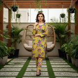 Baroque 2 Piece Allover Cotton Karandi – Printed Shirt & Trouser