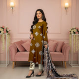 Baroque Allover Cotton 3-Piece Suite – Elegant Floral Print