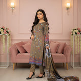Premium Lawn 3PC Suit – Digital Print Shirt with Dupatta & Dyed Trouser | Summer 2026