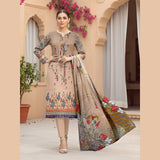 Premium Lawn 3PC Suit – Digital Print Shirt with Dupatta & Dyed Trouser | Summer 2026